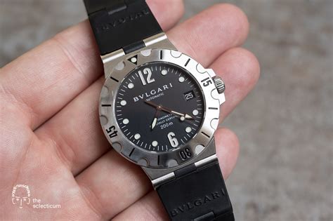 bvlgari diagono scuba fake|bulgari watch logo.